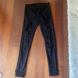 Flying Monkey Black Ripped Skinny Jeans Size 26